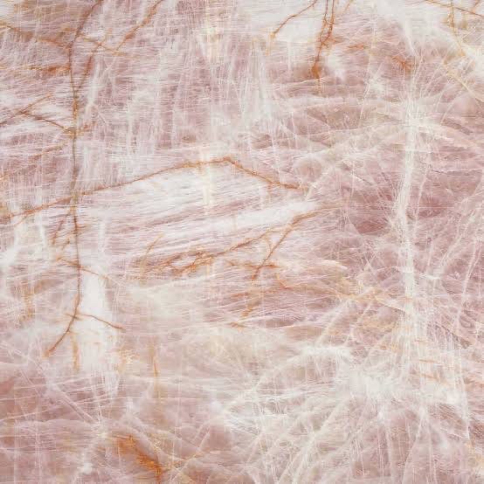 Detalhe de chapa translúcida em tons rosados com veios dourados